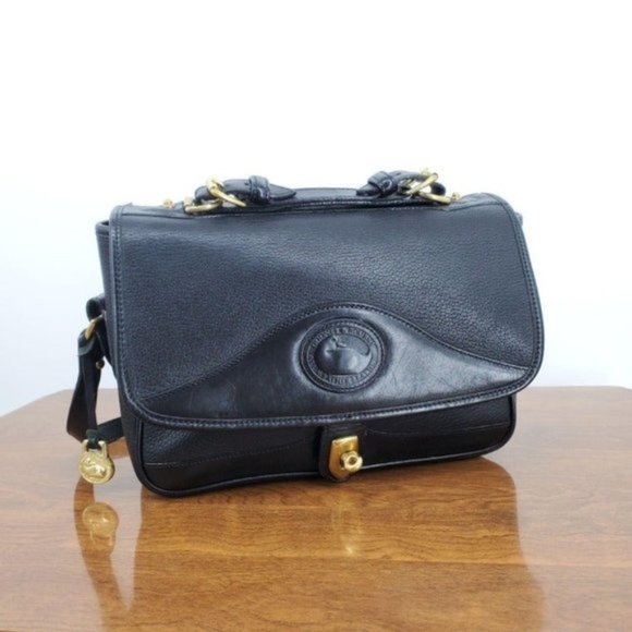 Dooney & Bourke Solid Black Carrier Cros